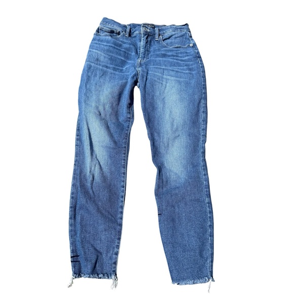 Lucky Brand Denim - Lucky Brand Blue Jeans Mid Rise Fringed Bridgette Y2K